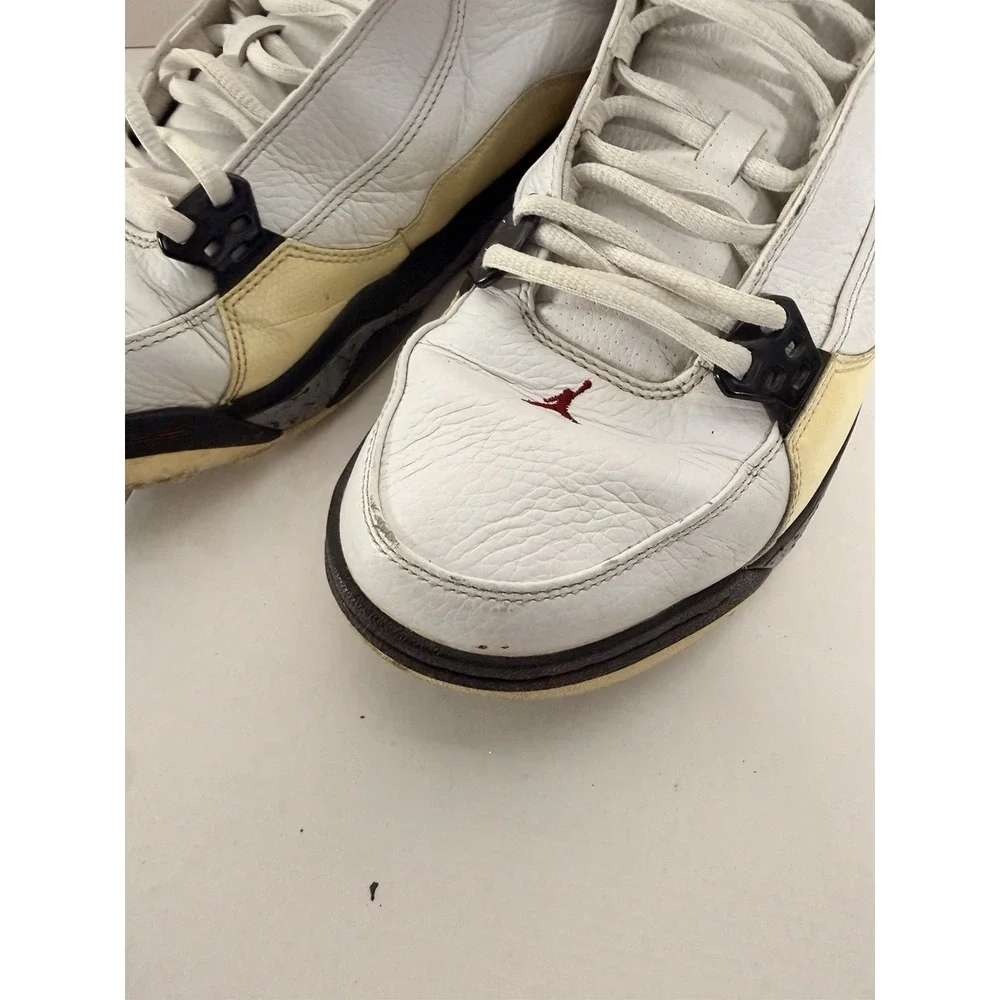 Jordan Ol' School 3 III White Cement Varsity Red Black 375512-162 Men's Size 12